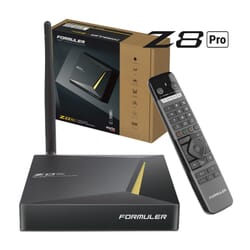 Formuler Z8 Pro 4K UHD IPTV Android 7 IPTV box H.265 2 GB RAM 16 GB Flash Gigabit 2.4 / 5.8 GHz WiFiWith the new Formula Z8 Pro 5G, you get an IPTV box with Android operating system, dual-band WiFi interface, and razor-sharp 4K resolution. Now with Gigabit LAN and MYTV Online 2 *. The box is characterized by powerful hardware and a wide range of entertainment options. It supports all the common features that a modern IPTV box should have.Formuler