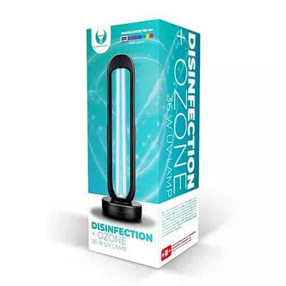 UVC Bacteria and virus neutralizing lamp 36W, 185-253.7 nmBacteria and virus-neutralizing lamp 36W with double effect using UV-C light and ozone. UV-C light is an effective reliable solution for the destruction of microorganisms such as viruses, bacteria, yeasts, and fungi which can pose a health risk to all of us. Today, we are aware that health protection is more important to us than ever before. The UV-C lamp is designed to protect the health of you and your surroundings. UV-C radiation (185-253.7 nm) disinfects areas up to 40m² in 60 minutes. Wide UVC radiation for disinfection of large areas. With a treatment timer and remote control.Forever Light