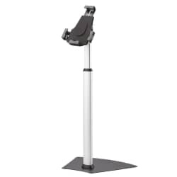 Floor stand for iPad / tablets 7.9 "-10.5". Anti-theft, perfect for sales area and public environments. - silver