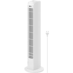 Smart tower fan with three power levels. 230V/45W, WhiteSmart tower fan with three power levels, very simple and easy operation This powerful tower fan has a 45-watt electric motor. and is super easy to operate. Just select one of the 3 steps and the fan is running. Enjoy a nice cooling breeze. Instructions for use included.goobay