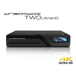 Dreambox Two Ultra HD BT 2x DVB-S2X Multistream Tuner 4K 2160p E2 Linux Dual Wifi H.265 HEVC Parabolmodtager