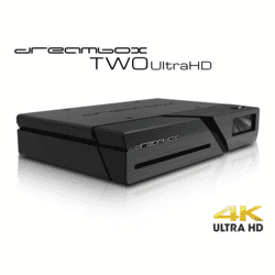 Dreambox Two Ultra HD BT 2x DVB-S2X Multistream Tuner 4K 2160p E2 Linux Dual Wifi H.265 HEVC DM2Digital twin satellite receiver - Dream Multimedia has returned to its strengths and has built one of the most powerful digital receivers for SAT, currently the most powerful on the market. Unique features and a wealth of resources make the Dreambox Two Ultra HD with 53,000 DMIPS the fastest box on the receiver market. Thanks to the two permanently installed tuners, WiFi and Bluetooth, the box is suitable for almost all applications. Connections with the two standards USB 2.0 and USB 3.0 are available for USB devices. The built-in SD card reader can be used to expand the memory smoothly. Noiseless and lightning-fast digital Twin SAT receiver.Dream Multimedia - Dream Property