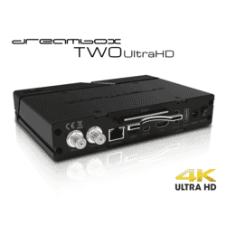 Parabolmodtager Dreambox Two Ultra HD BT 2x DVB-S2X Multistream Tuner 4K 2160p E2 Linux Dual Wifi H.265 HEVC