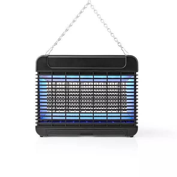 Insect trap 150 m2 11 W. Get rid of mosquitoes and other annoying flying insectsAre you enjoying the summer, but have you started going crazy over the annoying insects? Do you like to sleep with the window open, but are you afraid of mosquito bites? Nedis® electric insect traps provide a safe and environmentally friendly solution to all these disadvantages. Get rid of mosquitoes and other annoying flying insects with an electric UV insect trap. With a consumption of only 11 W, the insect trap uses only limited energy but is extremely efficient. An open 360° design with a large surface that effectively attracts insects and covers an area of ​​up to 150 m2. Insects attracted to UV-A light die immediately after contact with the internal high-voltage grid. Contains no chemicals, so it is organic and safe for humans and the environment. Contains a washable collection compartment.Nedis