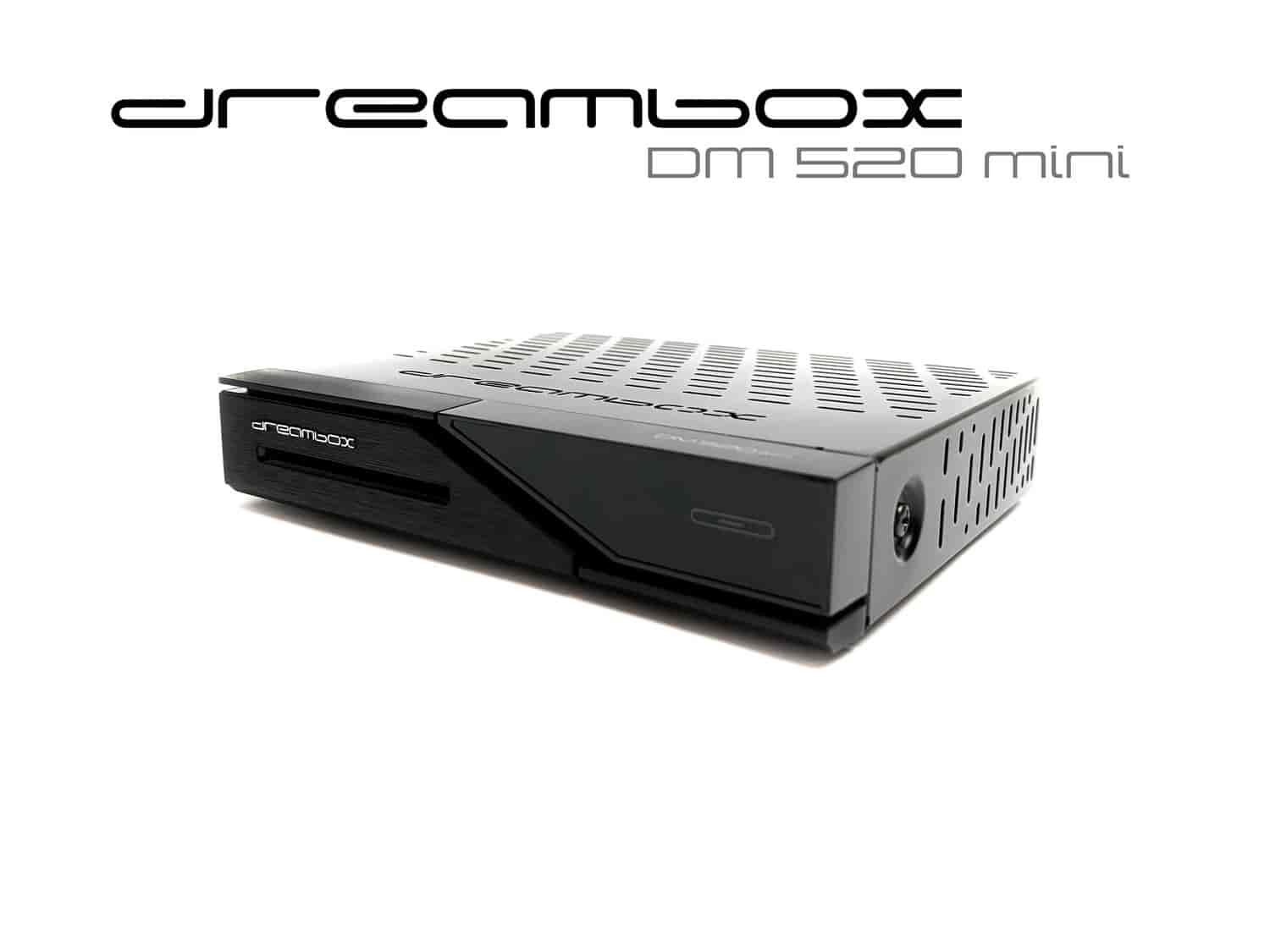 Dreambox DM520 Mini - kompakt og hurtig parabolmodtager med 1 tuner