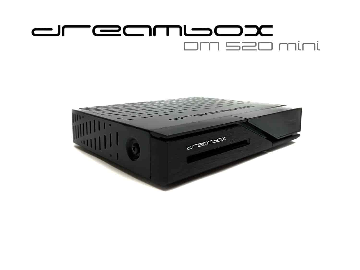 Dreambox DM520 Mini - kompakt parabolmodtager til alle frie SAT kanaler