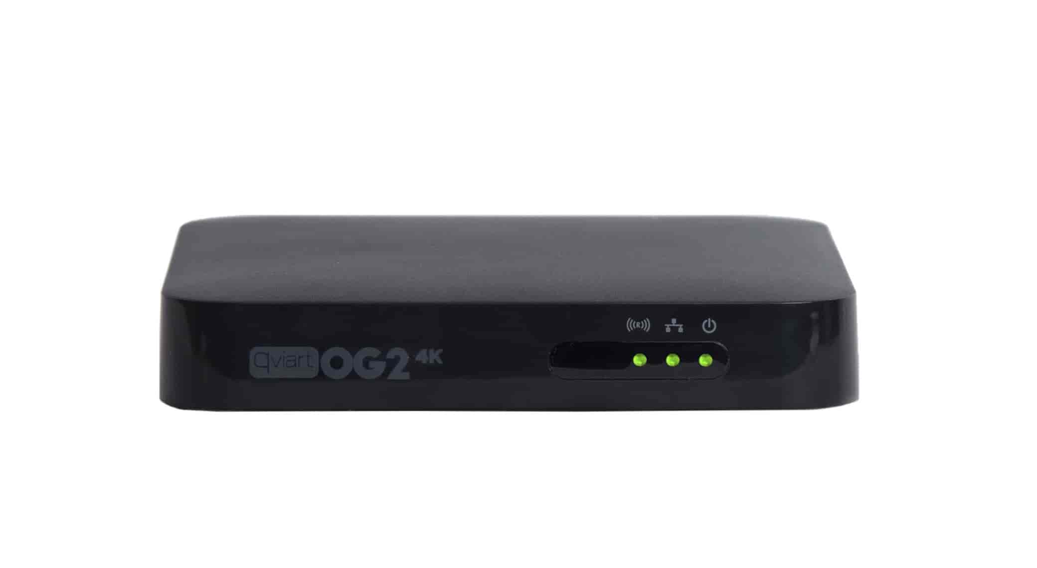 Qviart IPTV player OG24K - OG24K IPTV Boks multimediaplayer Qviart 4K UHD 2160P H.265