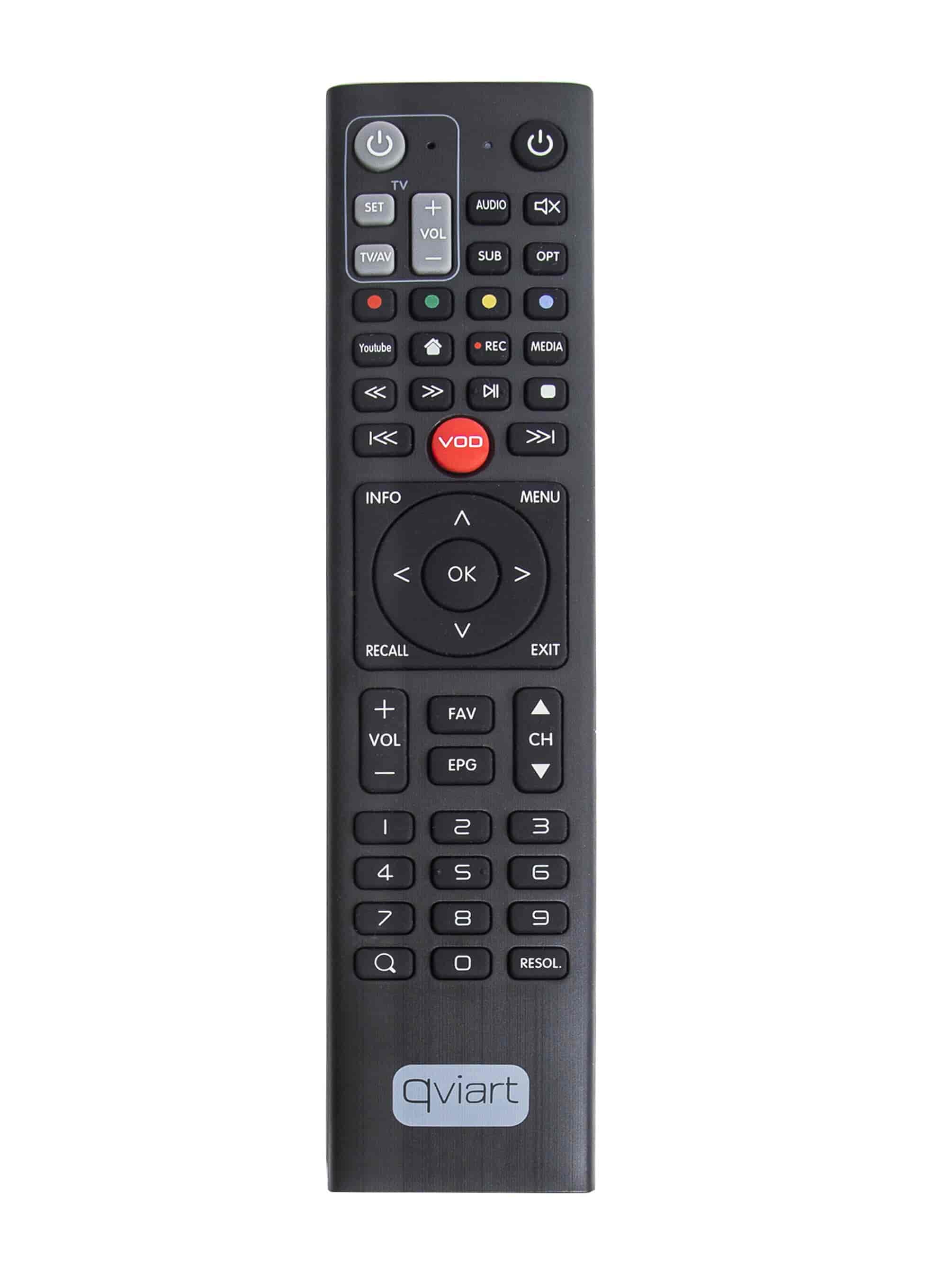 IPTV VOD Player Qviart OG24K - med ny forbedret fjernbetjening