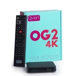 IPTV VOD Media player OG24K - fast - OG24K IPTV Boks multimediaplayer Qviart 4K UHD 2160P H.265