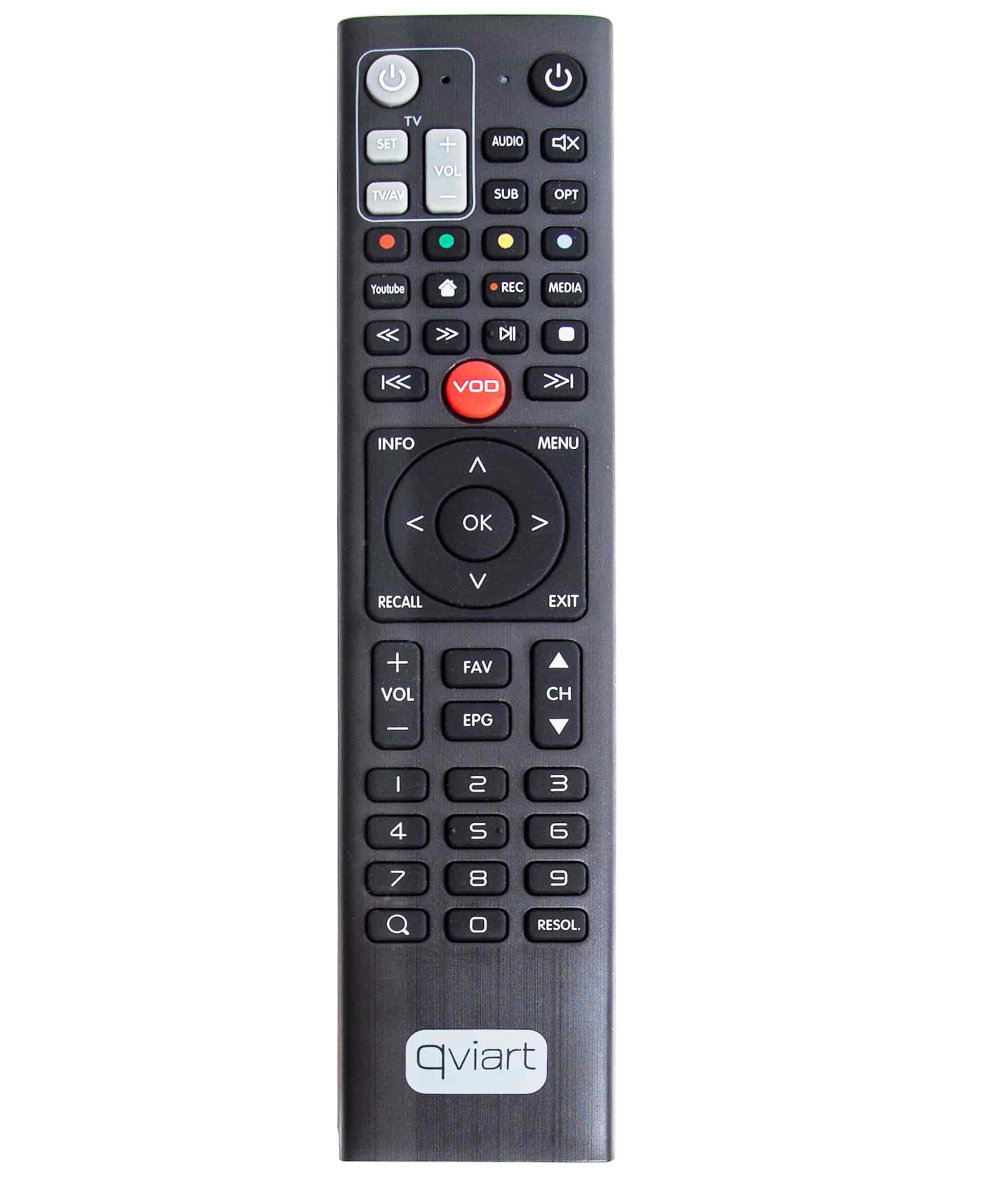 RCU - Remote for Qviart OG24KRCU - Genuine remote for Qviart OG24KQVIART LUNIX