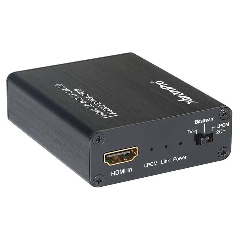 HDMI 18Gbps Audio Extractor - træk lyden ud af HDMI HDMI 18Gbps Audio Extractor - træk lyden ud af HDMI