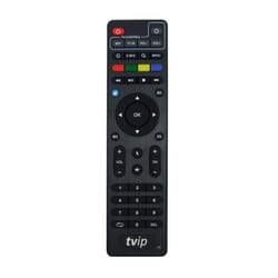 TVIP S-Box remote control with Bluetooth for TVIP 4xx / 5xx / 6xx, IR + BluetoothIR and Bluetooth remote control for IPTV stream boxes from TVIP. Control your TVIP box with IR or Bluetooth. Control your TVIP IP box comfortably combined with infrared and bluetooth. Bluetooth works with TVIP stream boxes TVIP 525, 605, 615 &amp; 415se.TVIP