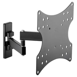 TV wall bracket Basic FULLMOTION - wall bracket with extension for flatpanels (S)For TV flat panels from 23 "to 42" (58-107 cm), fully movable double arm joint (swivel and tilt) - carries up to 15 kg. The Fullmotion bracket is suitable for most 23-42 "(58-107 cm) televisions up to 15 kg. Fullmotion provides maximum flexibility - you can tilt, rotate, extend and adjust your television without tools, so it can be adjusted to the optimal viewing angle from your location.goobay