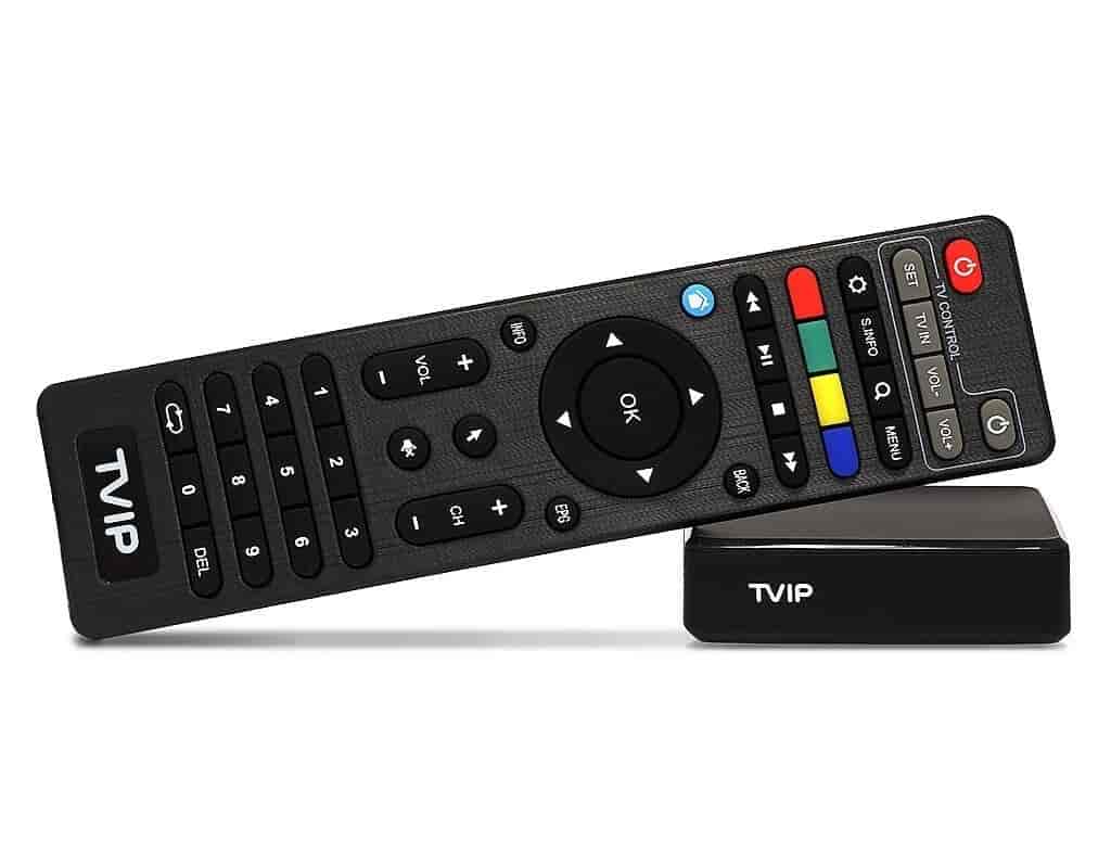 TVIP S-Box v.530 4K UHD IPTV/OTT Multimedia PlayerThe TVIP S-Box v.530 is the ideal IPTV box/receiver to enter the UHD 4K world. The TVIP S-Box v.530 supports streaming of media content, video on demand (VoD), high quality digital channels as well as access to OTT content such as YouTube, Picasa, weather forecasts and much more.TVIP