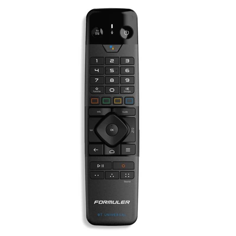 Formuler GTV-BT1 Advanced Bluetooth remote control with universal function IR + BTAdvanced Bluetooth voice remote control with Universal TV control. Formuler advanced hybrid Bluetooth Voice Remote controller is specially designed to optimize your TV and media experience. Universal infrared programmability for TV control and software programmable shortcut keys give you flexible control options. Premium intuitive design and functionality. The GTV-BT1 remote control is highly optimized to easily control all the necessary functions on your Formuler streaming device and your TV.Formuler Formuler GTV-BT1 Advanced Bluetooth remote control with universal function IR + BTAdvanced Bluetooth voice remote control with Universal TV control. Formuler advanced hybrid Bluetooth Voice Remote controller is specially designed to optimize your TV and media experience. Universal infrared programmability for TV control and software programmable shortcut keys give you flexible control options. Premium intuitive design and functionality. The GTV-BT1 remote control is highly optimized to easily control all the necessary functions on your Formuler streaming device and your TV.Formuler
