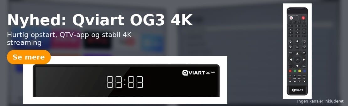 Qviart OG3 4K - Ny IPTV boks