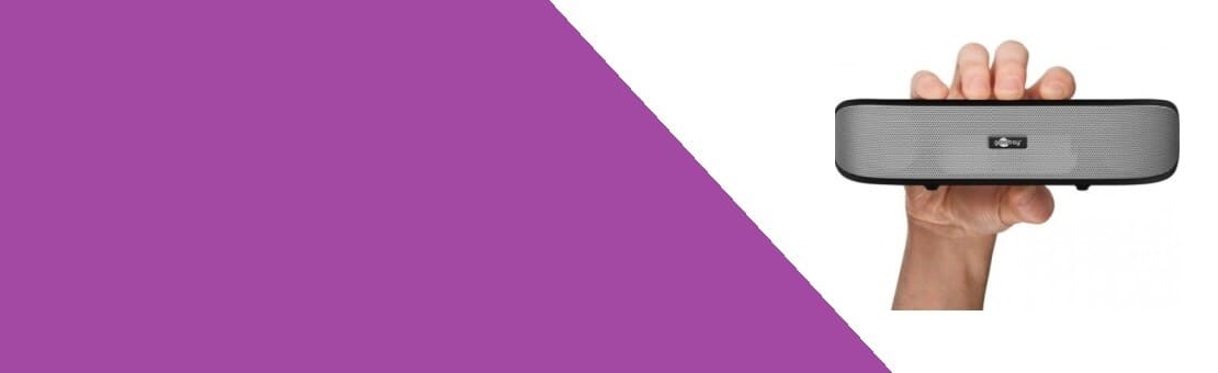 Stereo soundbar PC or Mac