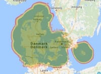 Digital TV med antenne  (DVB-T og DVB-T2) - sendemaster og dækningkort