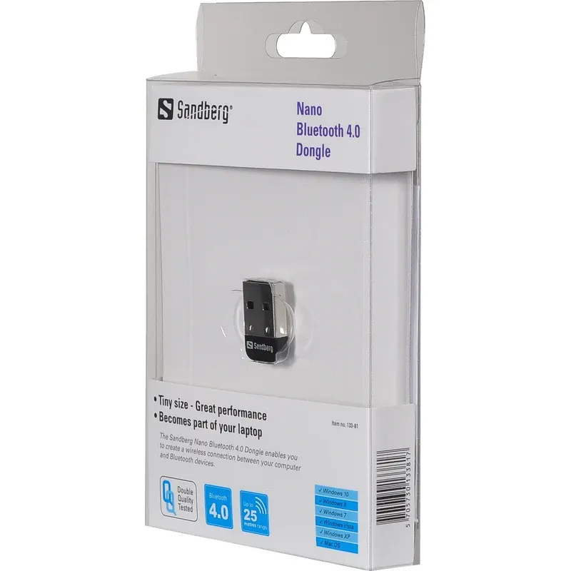 Nano Bluetooth 4.0 Dongle, Sandberg Nano Bluetooth 4.0 Dongle, Sandberg