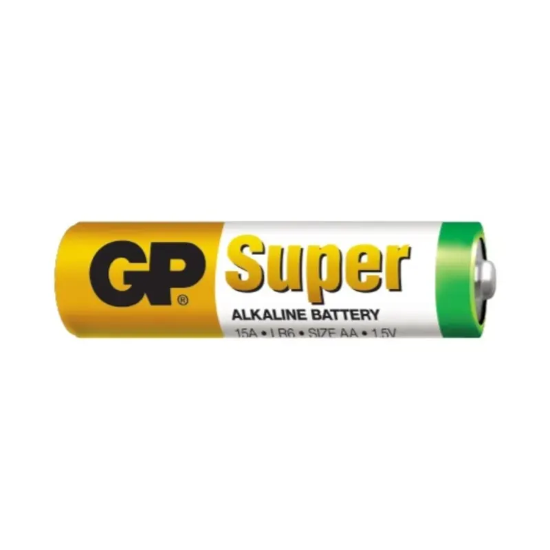 AA Batteri 1.5 Volt - GP Super alkaline batteri AA AA Batteri 1.5 Volt - GP Super alkaline batteri AA