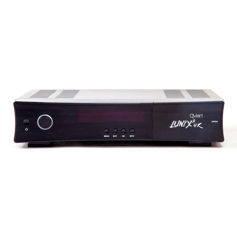 Qviart Lunix3 4K DVB-S2 FBC. Qviart Lunix3 4K avanceret DVB-S2 FBC TV boks - distribueret af Tektronic.dk Qviart Lunix3 4K DVB-S2 FBC. Qviart Lunix3 4K avanceret DVB-S2 FBC TV boks - distribueret af Tektronic.dk