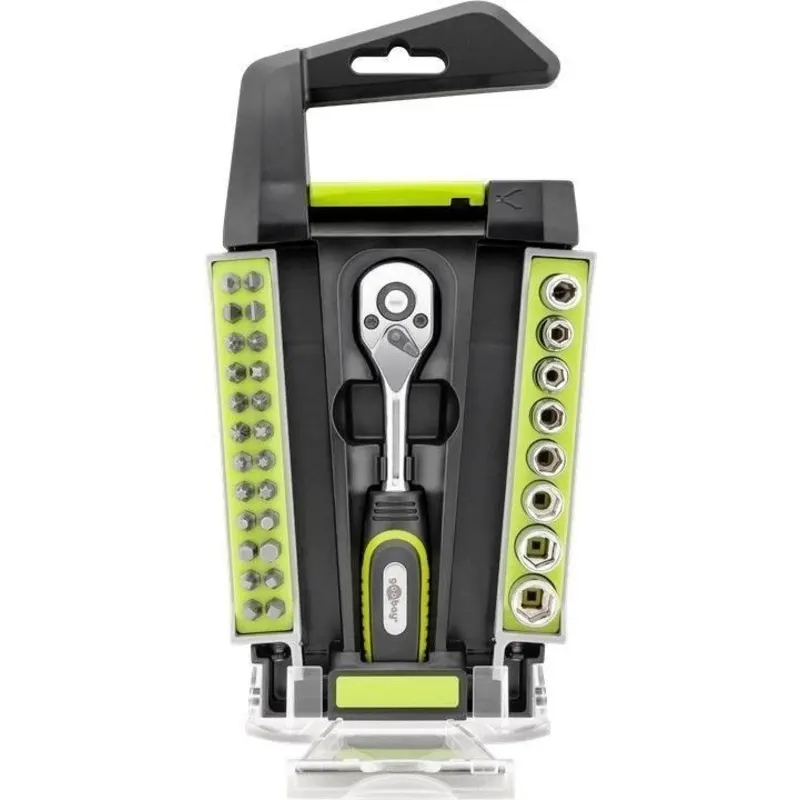 Mini Ratchet Wrench Set 1/4" Socket, 33 parts Mini Ratchet Wrench Set 1/4" Socket, 33 parts